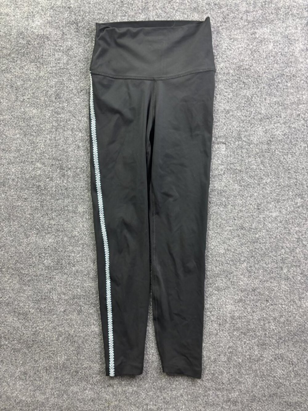Nike‎ Dri-FIT Leggings Womens S Black High Rise Ankle Side Stripe Yoga Gym